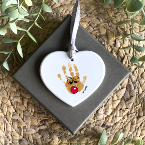 Rudolph Hand Print